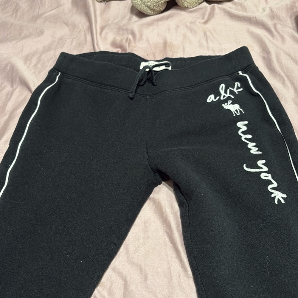 black sweatpants, one time used